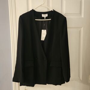 REISS Size 12 NWT Black Blazer